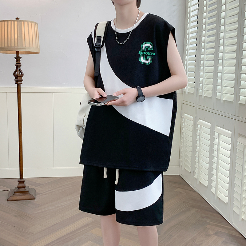 Shirt Camp Collar - Мужской повседневный спортивный костюм-двойка: модный комплект