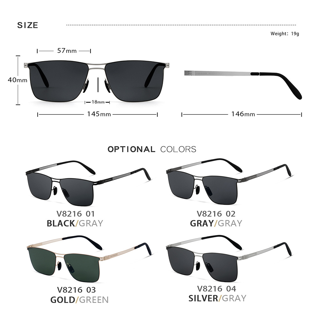 VEITHDIA Мужские поляризационн – обзор и цена Sunglasses Aviator Polarized